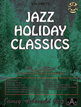 Jamey Aebersold Jazz #78 JAZZ HOLIDAY CLASSICS Book with Online Audio cover